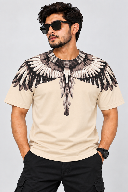 LUMAIRA Premium Angel Wings Oversized T-Shirt