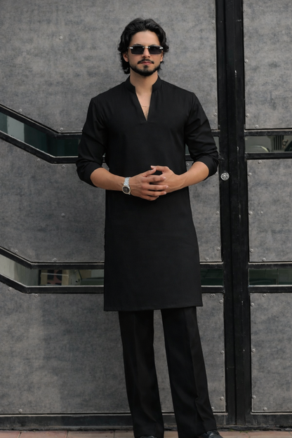 LUMAIRA™ White Japanese Fabric Kurta Pajama Set — Premium Minimal Ethnic Wear