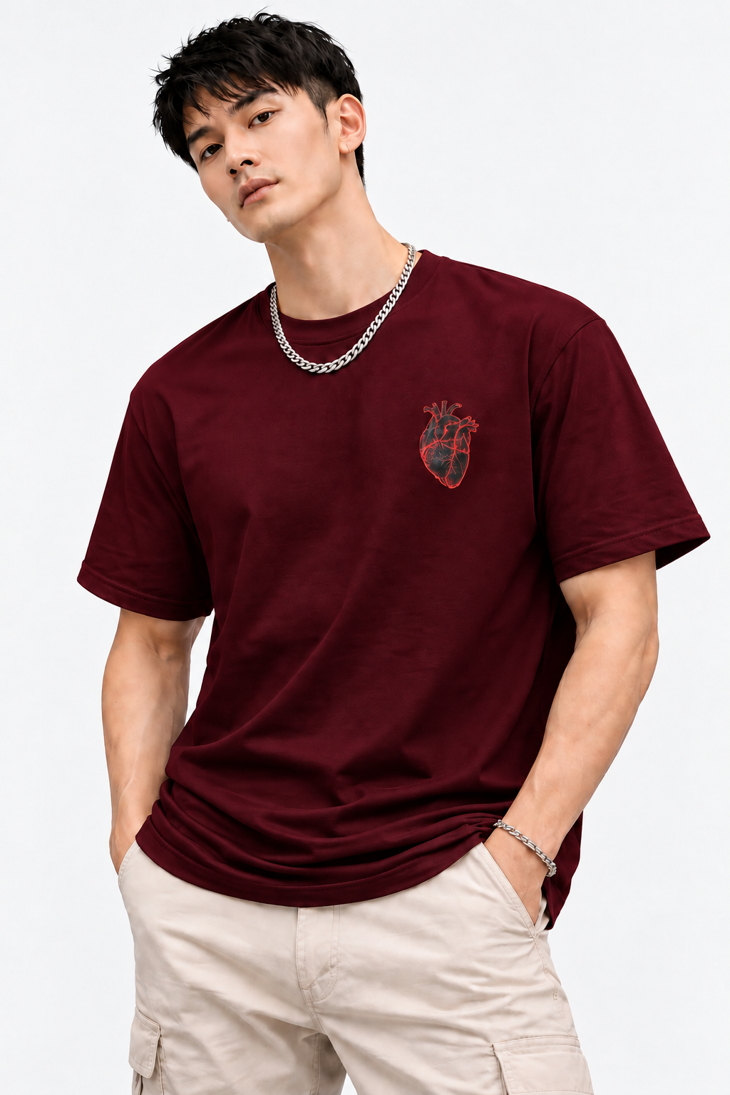 Men's Black Oversized T-Shirt | Premium Cotton Casual Wear
