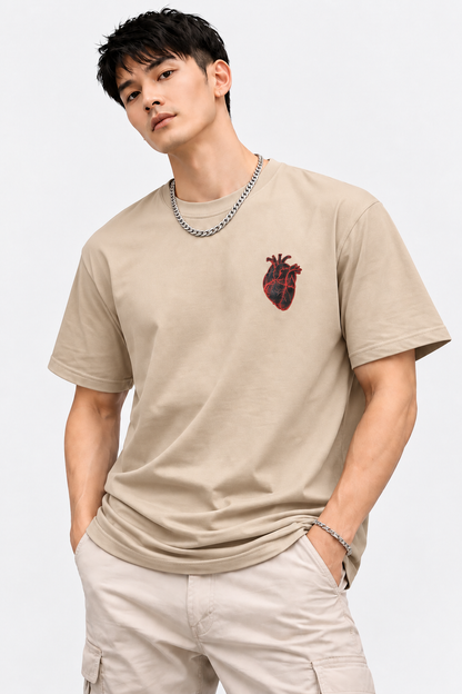 Men's Black Oversized T-Shirt | Premium Cotton Casual Wear