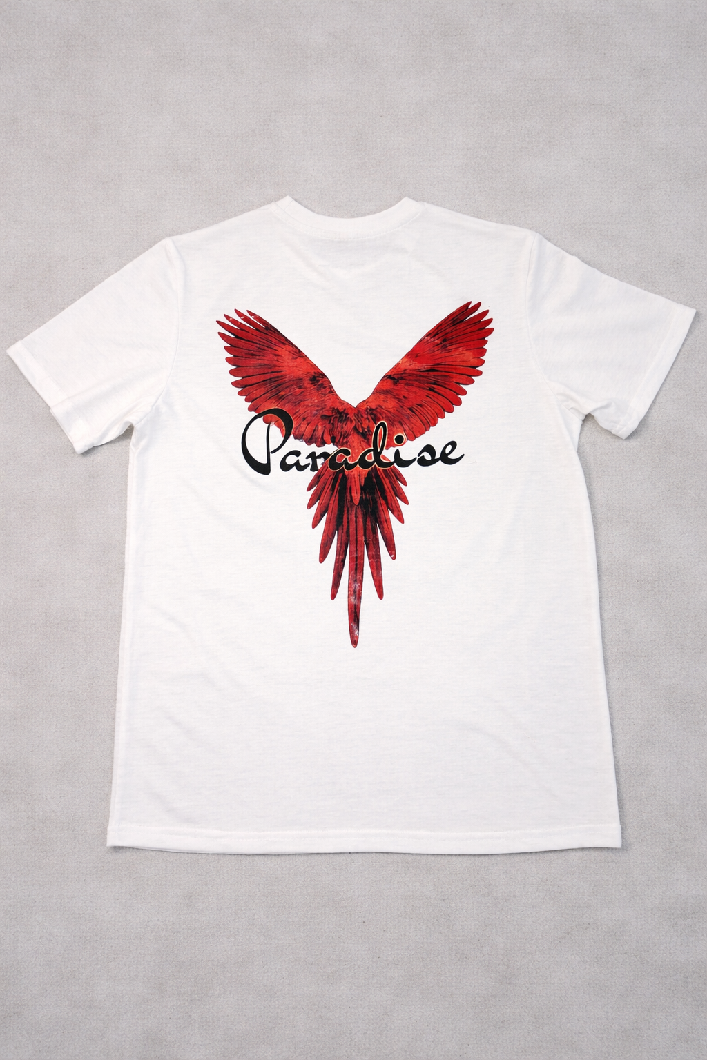 LUMAIRA Paradise Wings Cotton T-Shirt | Premium Graphic Tee for Men