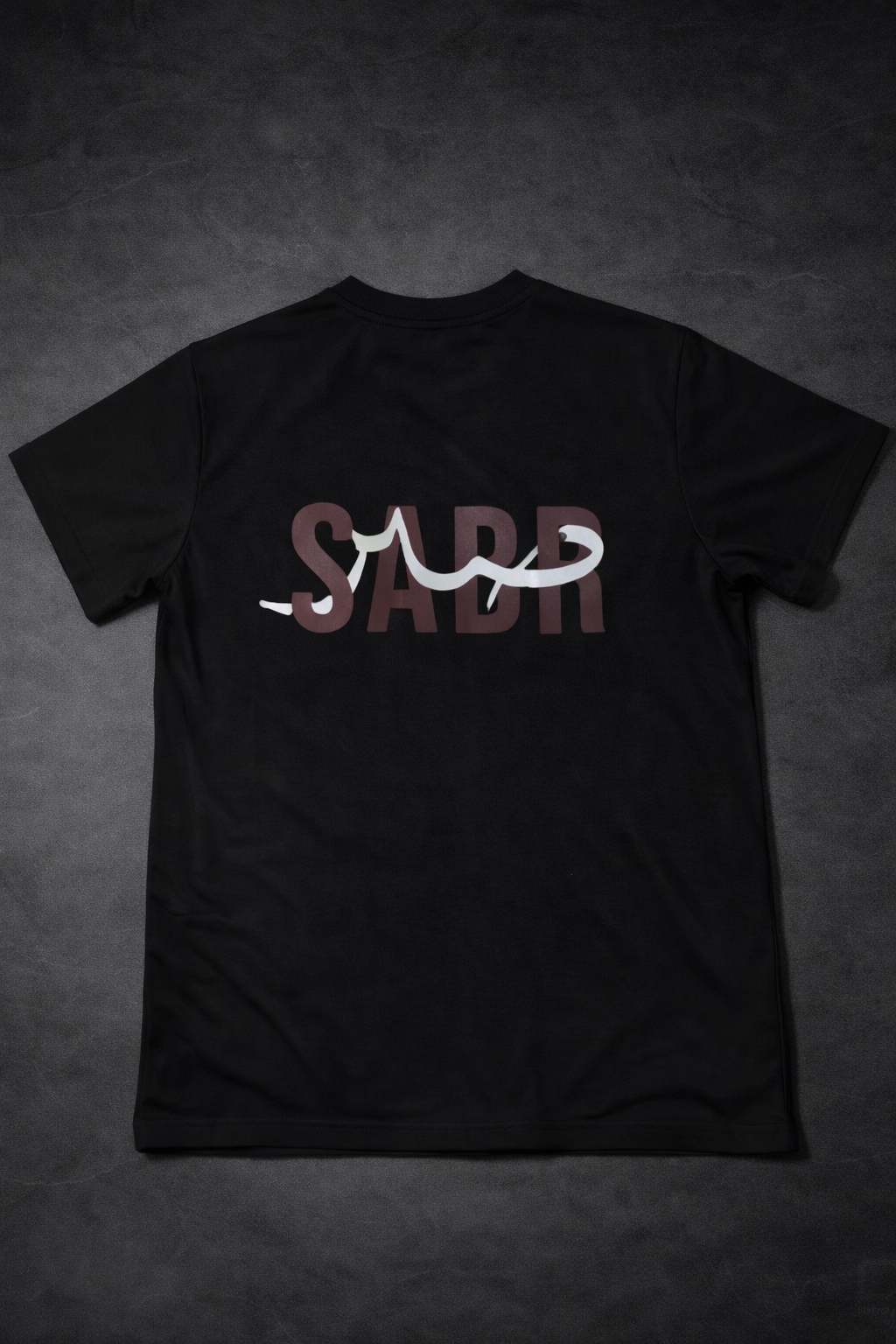 LUMAIRA SABR White Cotton T-Shirt | Minimal Typography Graphic Tee