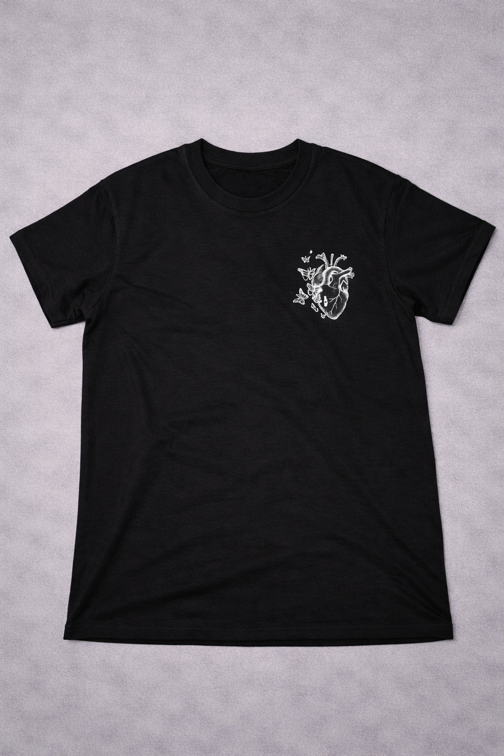 LUMAIRA Warrior Blade White Cotton T-Shirt | Japanese Sword Graphic Tee